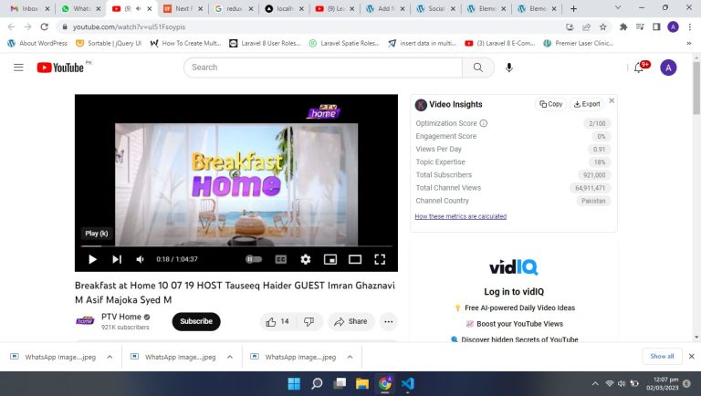 Breakfast at Home – HOST Tauseeq Haider GUEST Imran Ghaznavi M Asif Majoka Syed M